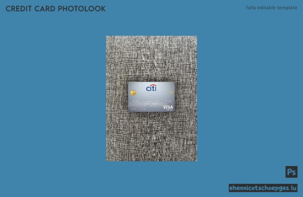 Schweden Citibank Visa Platinum Karte Fotoansicht Beispielvorschau